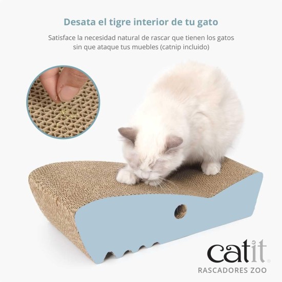 Catit Zoo 2-in-1 Cat Scratching Post - Grey Catit Zoo 2-in-1 Cat Scratching Post - Grey