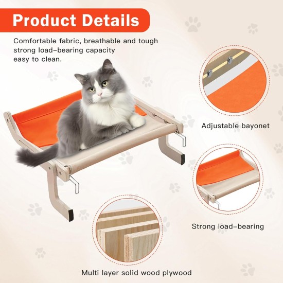 Chingcoo Cat Lounger Balcony, Window Mat for Heating, Heating Body Mat for Cat Windows, Cats Window Lounger, Window Seat, Cat Bed, Window Sill Chingcoo Cat Lounger Balcony, Window Mat for Heating, Heating Body Mat for Cat Windows, Cats Window Lounger, Window Seat, Cat Bed, Window Sill