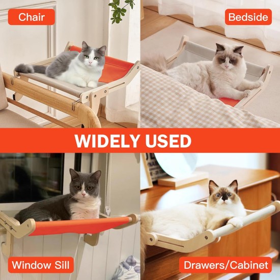 Chingcoo Cat Lounger Balcony, Window Mat for Heating, Heating Body Mat for Cat Windows, Cats Window Lounger, Window Seat, Cat Bed, Window Sill Chingcoo Cat Lounger Balcony, Window Mat for Heating, Heating Body Mat for Cat Windows, Cats Window Lounger, Window Seat, Cat Bed, Window Sill