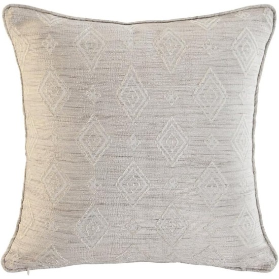 Cojin Polyester 45 x 45 x 45 cm 420 g Jacquard Beige Cojin Polyester 45 x 45 x 45 cm 420 g Jacquard Beige