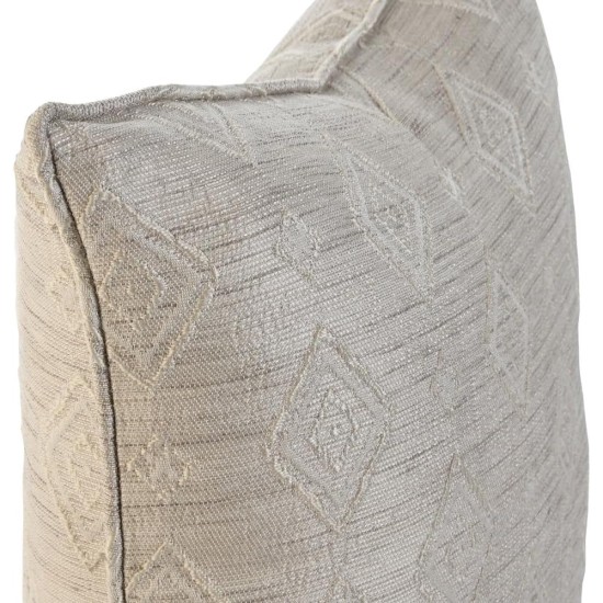 Cojin Polyester 45 x 45 x 45 cm 420 g Jacquard Beige Cojin Polyester 45 x 45 x 45 cm 420 g Jacquard Beige