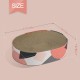 ComSaf Scratching Board for Cats, 44 x 34 x 10 cm, Cat Scratching Mat, Oval Cat Toy, Scratching Furniture, Corrugated Cardboard, Recyclable Scratching Pad Made of Quality Cardboard, Keep Cats Fun Healthy