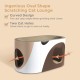 ComSaf Scratching Board for Cats, 44 x 34 x 10 cm, Cat Scratching Mat, Oval Cat Toy, Scratching Furniture, Corrugated Cardboard, Recyclable Scratching Pad Made of Quality Cardboard, Keep Cats Fun Healthy