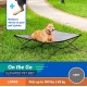 Coolaroo On The Go Raised Pet Bed, Large, Grey Coolaroo On The Go Raised Pet Bed, Large, Grey