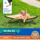 Coolaroo On The Go Raised Pet Bed, Large, Grey Coolaroo On The Go Raised Pet Bed, Large, Grey