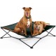 Coolaroo On The Go Raised Pet Bed, Large, Grey Coolaroo On The Go Raised Pet Bed, Large, Grey