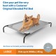 Coolaroo The Original Replacement Elevated Pet Bed Cover, Medium, Aqua Blue Coolaroo The Original Replacement Elevated Pet Bed Cover, Medium, Aqua Blue