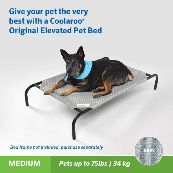 Coolaroo The Original Replacement Elevated Pet Bed Cover, Medium, Aqua Blue Coolaroo The Original Replacement Elevated Pet Bed Cover, Medium, Aqua Blue