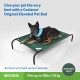 Coolaroo The Original Replacement Elevated Pet Bed Cover, Medium, Aqua Blue Coolaroo The Original Replacement Elevated Pet Bed Cover, Medium, Aqua Blue