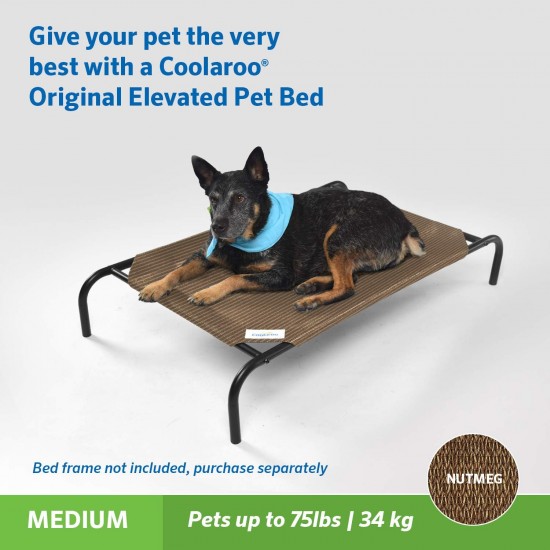Coolaroo The Original Replacement Elevated Pet Bed Cover, Medium, Aqua Blue Coolaroo The Original Replacement Elevated Pet Bed Cover, Medium, Aqua Blue