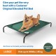 Coolaroo The Original Replacement Elevated Pet Bed Cover, Medium, Aqua Blue Coolaroo The Original Replacement Elevated Pet Bed Cover, Medium, Aqua Blue