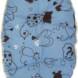 Cosipet Scatty Cat Basket Liner, 18-inch/ 46 cm, Blue Cosipet Scatty Cat Basket Liner, 18-inch/ 46 cm, Blue