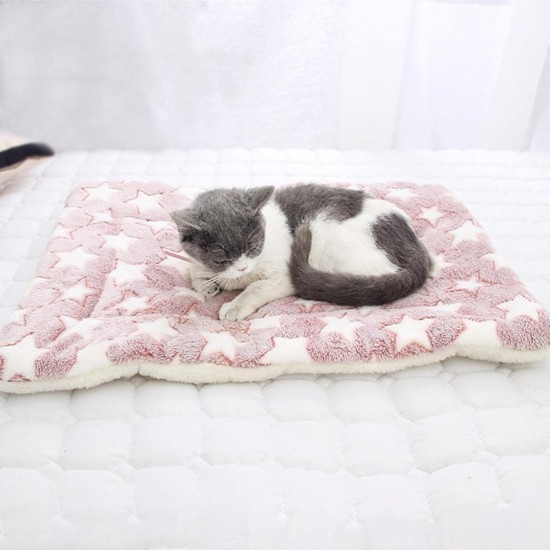 Cosy Calming Cat Blanket, Cat Blankets for House Cats, Washable Ultra Soft Calming Blanket for Cats and Dogs, Cute Paw Print Blanket Cosy Calming Cat Blanket, Cat Blankets for House Cats, Washable Ultra Soft Calming Blanket for Cats and Dogs, Cute Paw Print Blanket