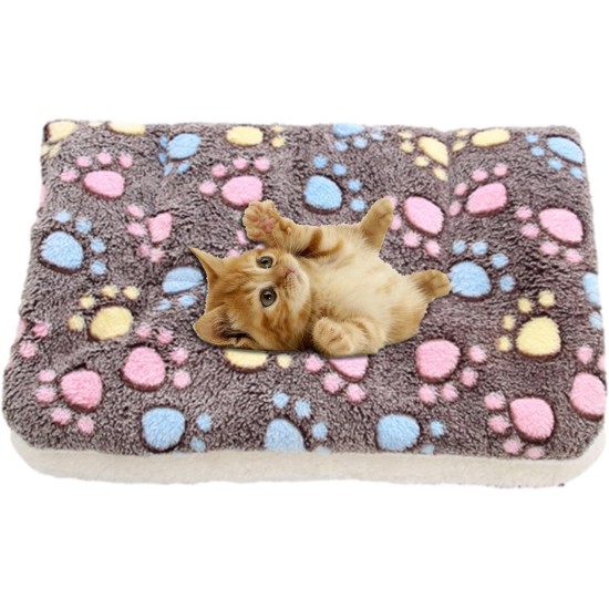 Cosy Calming Cat Blanket, Cat Blankets for House Cats, Washable Ultra Soft Calming Blanket for Cats and Dogs, Cute Paw Print Blanket Cosy Calming Cat Blanket, Cat Blankets for House Cats, Washable Ultra Soft Calming Blanket for Cats and Dogs, Cute Paw Print Blanket