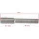 Create idea Pack of 2 Threaded Adapters Double-Sided Threaded Bolts M8 x 35 to M10 x 50 Thread Adapter Made of 304 Stainless Steel for Sisal Posts and Scratching Posts 85 mm Create idea Pack of 2 Threaded Adapters Double-Sided Threaded Bolts M8 x 35 to M10 x 50 Thread Adapter Made of 304 Stainless Steel for Sisal Posts and Scratching Posts 85 mm