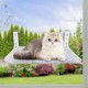 Crihovy Cat Window Lounger, Cat Hammock, Cat Bed Windowsill, Cat Lounger, Window Sill Lounger, Window Seats, Window Seat with Strong Suction Cup, for Cats up to 18 kg