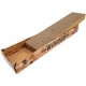 Croci 2 Layers Cardboard Cat Scratching Post with Non Slip Feet & Catnip Envelope - Leaves Style 48 x 12.5 x 5cm Croci 2 Layers Cardboard Cat Scratching Post with Non Slip Feet & Catnip Envelope - Leaves Style 48 x 12.5 x 5cm
