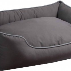 Croci C2178608 Revenant Lounge Bed, Grey, 80 x 67 x 22 cm, M, Grey Croci C2178608 Revenant Lounge Bed, Grey, 80 x 67 x 22 cm, M, Grey