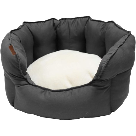 Croci C2178612 Revenant Ellipse Bed Grey 80 x 66 x 33 cm M Croci C2178612 Revenant Ellipse Bed Grey 80 x 66 x 33 cm M