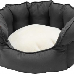 Croci C2178612 Revenant Ellipse Bed Grey 80 x 66 x 33 cm M Croci C2178612 Revenant Ellipse Bed Grey 80 x 66 x 33 cm M