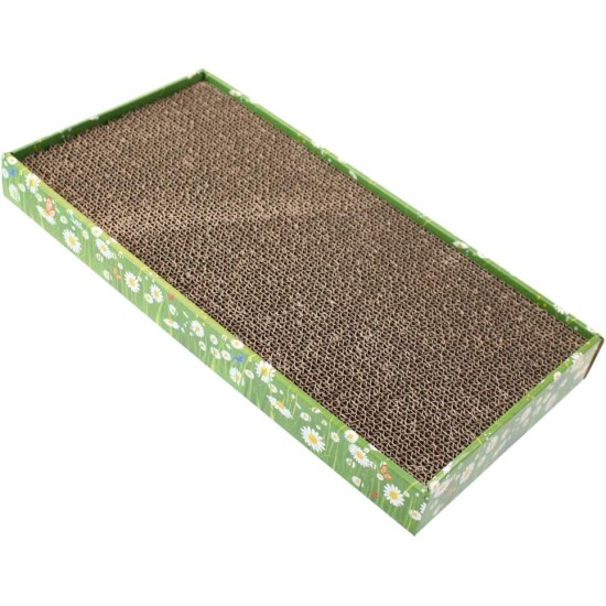 Croci C6020464 Cat Scratching Post Cardboard Catnip 48 x 25 x 5 cm Croci C6020464 Cat Scratching Post Cardboard Catnip 48 x 25 x 5 cm