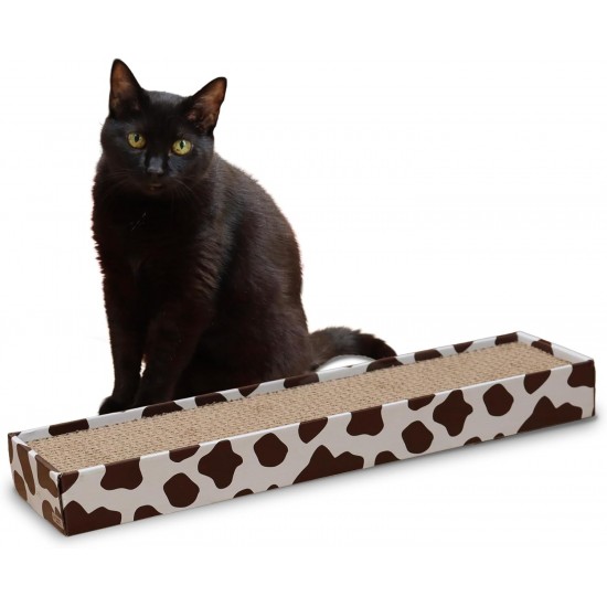 Croci Homedecor 450 Animal Cow Cardboard Scratching Post Size 48 x 5 x 12.5 cm Croci Homedecor 450 Animal Cow Cardboard Scratching Post Size 48 x 5 x 12.5 cm