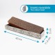 Croci Homedecor Cardboard Scratching Post Texture Pigs 48 x 5 x 12.5-450 cm Croci Homedecor Cardboard Scratching Post Texture Pigs 48 x 5 x 12.5-450 cm