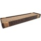 Croci HomedecoreEssence Cardboard Scratching Post for Adult Cats, Rectangular with 2 Reversible Layers, Non-Slip Feet, Catnip Bag Included, 48 x 12.5 x 5 cm Croci HomedecoreEssence Cardboard Scratching Post for Adult Cats, Rectangular with 2 Reversible Layers, Non-Slip Feet, Catnip Bag Included, 48 x 12.5 x 5 cm