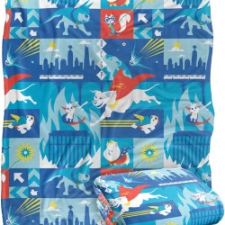 DC LEAGUE OF SUPER PETS Silky Super Soft Blanket 60" x 50" DC LEAGUE OF SUPER PETS Silky Super Soft Blanket 60" x 50"