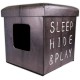D&D Sleep/Hide/Play Pet-Ottoman, 38 x 38 x 38 cm, Dark Brown D&D Sleep/Hide/Play Pet-Ottoman, 38 x 38 x 38 cm, Dark Brown