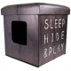 D&D Sleep/Hide/Play Pet-Ottoman, 38 x 38 x 38 cm, Dark Brown D&D Sleep/Hide/Play Pet-Ottoman, 38 x 38 x 38 cm, Dark Brown