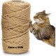 DOBIGER 50 m Sisal Rope for Scratching Post 8 mm, Natural Sisal Rope for Cats, Scratching Rope, Household, Garden, DIY, Decoration DOBIGER 50 m Sisal Rope for Scratching Post 8 mm, Natural Sisal Rope for Cats, Scratching Rope, Household, Garden, DIY, Decoration