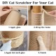 DOBIGER 50 m Sisal Rope for Scratching Post 8 mm, Natural Sisal Rope for Cats, Scratching Rope, Household, Garden, DIY, Decoration DOBIGER 50 m Sisal Rope for Scratching Post 8 mm, Natural Sisal Rope for Cats, Scratching Rope, Household, Garden, DIY, Decoration