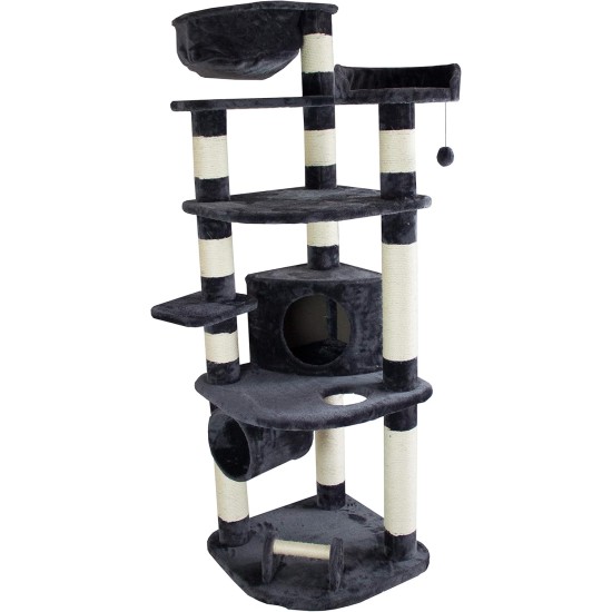 Dehner Edda Cat Scratching Post Approx. 180 x 60 x 60 cm Sisal/Plush Beige Dehner Edda Cat Scratching Post Approx. 180 x 60 x 60 cm Sisal/Plush Beige
