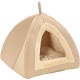 Dehner Findus Cat Cuddly Cave Approx. 40 x 40 x 35 cm Polyester Beige Dehner Findus Cat Cuddly Cave Approx. 40 x 40 x 35 cm Polyester Beige