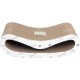 Dehner Lieblinge Cat Scratching Cardboard Scratch Wave with Catnip Approx. 49 x 24 x 15 cm Natural Material Cardboard from FSC®-Certified Production White Dehner Lieblinge Cat Scratching Cardboard Scratch Wave with Catnip Approx. 49 x 24 x 15 cm Natural Material Cardboard from FSC®-Certified Production White