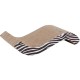 Dehner Lieblinge Cat Scratching Cardboard Wavy Approx. 53 x 12 x 22 cm, Natural Material, Cardboard from FSC®-Certified Production, Beige/Black/White Dehner Lieblinge Cat Scratching Cardboard Wavy Approx. 53 x 12 x 22 cm, Natural Material, Cardboard from FSC®-Certified Production, Beige/Black/White