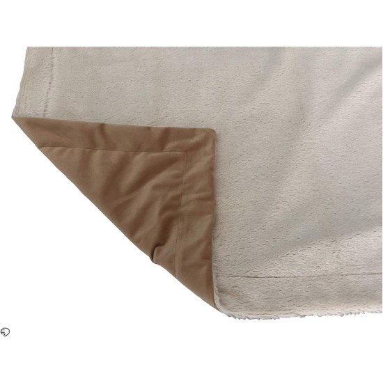 Dehner Sleepy Dog and Cat Blanket, Approx. 125 x 100 cm, Polyester/Plush, Beige Dehner Sleepy Dog and Cat Blanket, Approx. 125 x 100 cm, Polyester/Plush, Beige