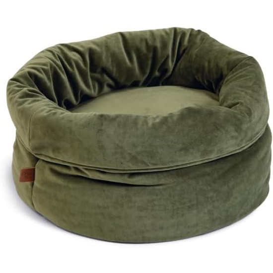 Designed by Lotte Fluco Cat Basket, Velvet, Green, 45 x 45 x 35 cm Designed by Lotte Fluco Cat Basket, Velvet, Green, 45 x 45 x 35 cm