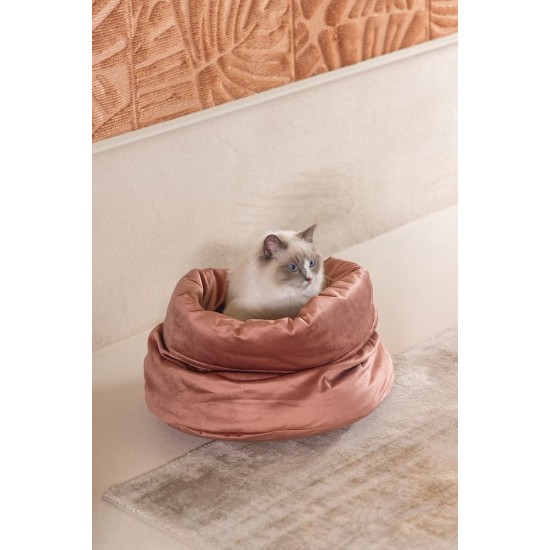 Designed by Lotte Fluco Cat Basket, Velvet, Grey, 45 x 45 x 35 cm Designed by Lotte Fluco Cat Basket, Velvet, Grey, 45 x 45 x 35 cm