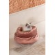 Designed by Lotte Fluco Cat Basket, Velvet, Grey, 45 x 45 x 35 cm Designed by Lotte Fluco Cat Basket, Velvet, Grey, 45 x 45 x 35 cm