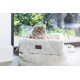 Designed by Lotte Ribbed Cat Bed 50 x 50 x 35 cm Light Grey Designed by Lotte Ribbed Cat Bed 50 x 50 x 35 cm Light Grey