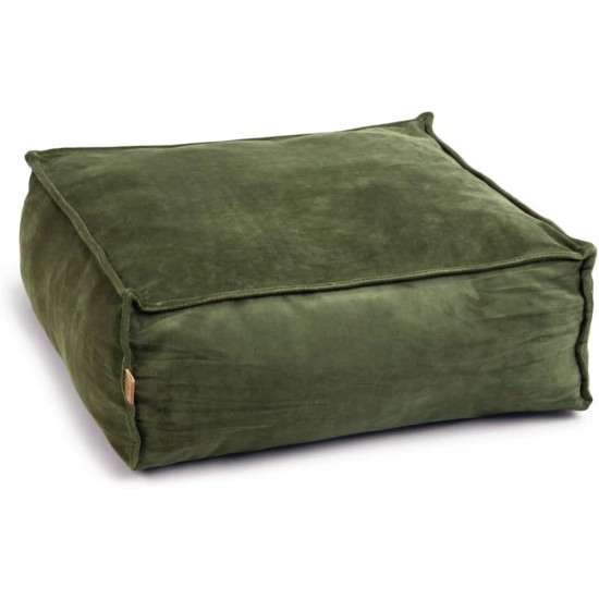 Designed by Lotte Velveti Cat Cushion, Velvet, Green, 50 x 50 x 20 cm Designed by Lotte Velveti Cat Cushion, Velvet, Green, 50 x 50 x 20 cm