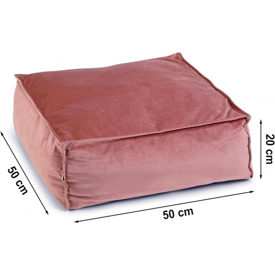 Designed by Lotte Velveti Cat Cushion, Velvet, Green, 50 x 50 x 20 cm Designed by Lotte Velveti Cat Cushion, Velvet, Green, 50 x 50 x 20 cm
