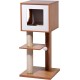Designer cat furniture with cave and play ball, scratching post and bed Designer cat furniture with cave and play ball, scratching post and bed