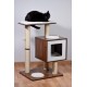 Designer cat furniture with cave and play ball, scratching post and bed Designer cat furniture with cave and play ball, scratching post and bed