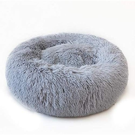 Dog Basket Cat Bed Dog Cushion Cat Bed Soft Cushion Anti-Stress Cushion Dream Catcher Round Cushion Diameter 50cm Grey Dog Basket Cat Bed Dog Cushion Cat Bed Soft Cushion Anti-Stress Cushion Dream Catcher Round Cushion Diameter 50cm Grey