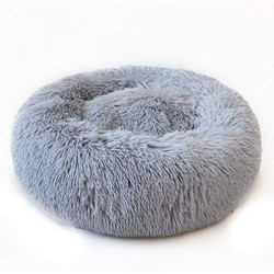 Dog Basket Cat Bed Dog Cushion Cat Bed Soft Cushion Anti-Stress Cushion Dream Catcher Round Cushion Diameter 50cm Grey Dog Basket Cat Bed Dog Cushion Cat Bed Soft Cushion Anti-Stress Cushion Dream Catcher Round Cushion Diameter 50cm Grey
