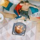 Dokeno Cat Hammock, Cat Bed, Cat Lounger, Cat Sofa, Pet Bed, Cat Sleeping Area, Cat Bed, Breathable, Cat Sleeping Bed, Grey, 43 x 43 x 24 cm Dokeno Cat Hammock, Cat Bed, Cat Lounger, Cat Sofa, Pet Bed, Cat Sleeping Area, Cat Bed, Breathable, Cat Sleeping Bed, Grey, 43 x 43 x 24 cm