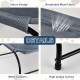 Dokeno Cat Hammock, Cat Bed, Cat Lounger, Cat Sofa, Pet Bed, Cat Sleeping Area, Cat Bed, Breathable, Cat Sleeping Bed, Grey, 43 x 43 x 24 cm Dokeno Cat Hammock, Cat Bed, Cat Lounger, Cat Sofa, Pet Bed, Cat Sleeping Area, Cat Bed, Breathable, Cat Sleeping Bed, Grey, 43 x 43 x 24 cm
